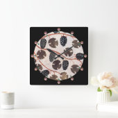 HORLOGE CARRÉE GRAPES D'ANTIQUE EGYPTIAN VINEYARD (Maison)