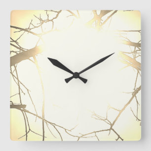 HORLOGE CARRÉE GRAPHIQUE ET CONCEPTION