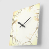 HORLOGE CARRÉE GRAPHIQUE ET CONCEPTION (Angle)