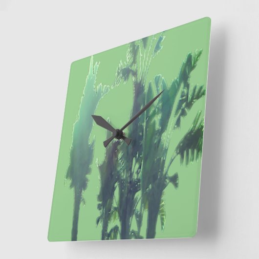 HORLOGE CARRÉE GRAPHIQUE ET CONCEPTION (Angle)