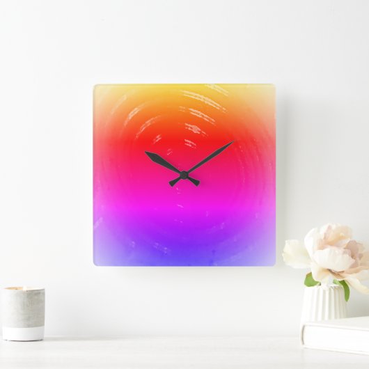 HORLOGE CARRÉE GRAPHIQUE ET CONCEPTION (Maison)