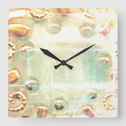 HORLOGE CARRÉE GRAPHIQUE ET CONCEPTION (Recto)