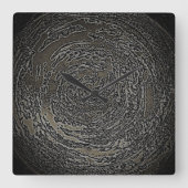 HORLOGE CARRÉE GRAPHIQUE ET CONCEPTION (Recto)