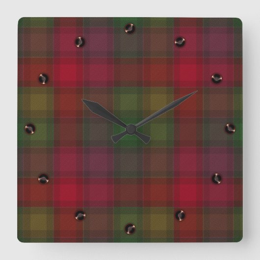 Horloge Carrée Green and red (Recto)