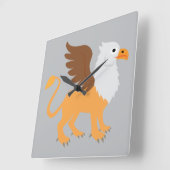 Horloge Carrée Griffon (Angle)