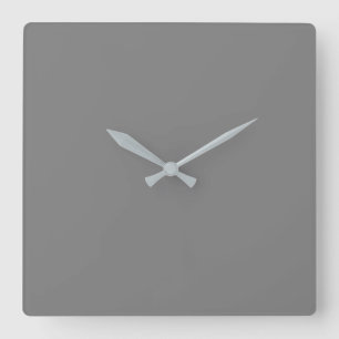 Horloge Carrée Gris