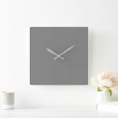 Horloge Carrée Gris (Maison)