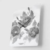 Horloge Carrée Gris (Angle)