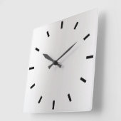 Horloge Carrée Gris gris gris gris gris gris gris gris noir (Angle)