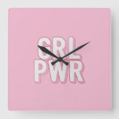 HORLOGE CARRÉE GRL PWR (Recto)