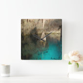 Horloge Carrée Grotte de cristal, Bermudes (Maison)