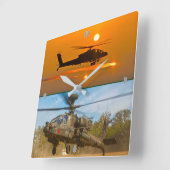 HORLOGE CARRÉE GUARDIAN APACHE AH-64E (Angle)