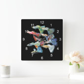 Horloge Carrée Guppies (Maison)