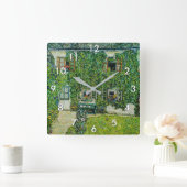 Horloge Carrée Gustav Klimt - La Maison de Guardaboschi (Maison)