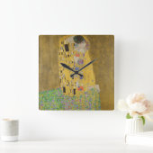 Horloge Carrée Gustav Klimt Le Baiser (Maison)
