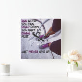 Horloge Carrée Gym pour la motivation (Maison)