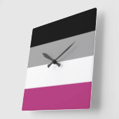 HORLOGE CARRÉE GYNÉPHILIE FIERTÉ (Angle)