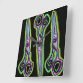 Horloge Carrée Hair Salon Clock (Angle)