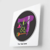 Horloge Carrée Hairstyles tools (Angle)