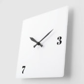 Horloge Carrée Ham Radio Square 73 Clock (Angle)