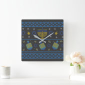 Horloge Carrée hanukkki (Maison)