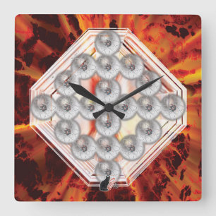 Horloge Carrée Hard Rock