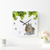 Horloge Carrée Hare 61 rabbit (Maison)