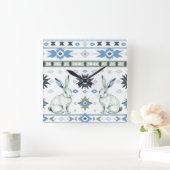 Horloge Carrée Hares du désert (Maison)