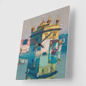 Horloge Carrée Harmandir Sahib (Temple d'Or), Hiroshi Yoshida (Angle)