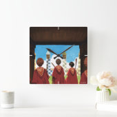 Horloge Carrée HARRY POTTER™ & GRYFFINDOR™ QUIDDITCH™ Team (Maison)