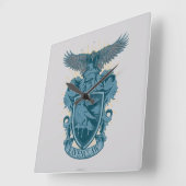 Horloge Carrée Harry Potter | Ravenclaw Crest (Angle)