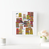 Horloge Carrée Havane Cuba (Maison)