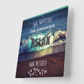 Horloge Carrée Have Retired Ocean Wave (Angle)