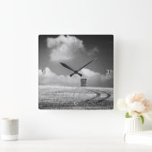 Horloge Carrée Haystack and Tracks (Maison)