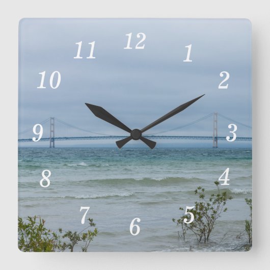 Horloge Carrée Hazy Mighty Mac (Recto)