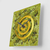 Horloge Carrée Healing Power (Angle)