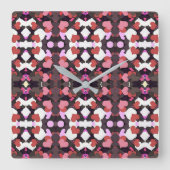 Horloge Carrée HEARTS WITH Love (Recto)