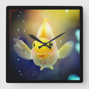 HORLOGE CARRÉE HELLO GROG FISHY