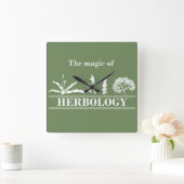 Horloge Carrée herbologie (Maison)