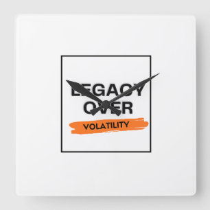 Horloge Carrée HÉRITAGE SUR VOLATILITÉ - Investisseurs