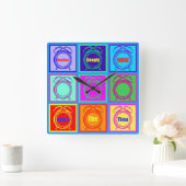 Horloge Carrée Heure (Maison)