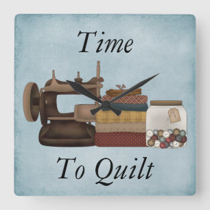 Horloge Carrée Heure de piquer l'horloge acrylique