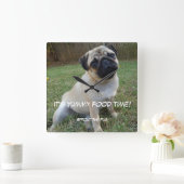 Horloge Carrée Heure de repas pour les petits (Maison)