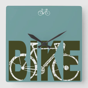 Horloge Carrée Heure du vélo . heure du vélo