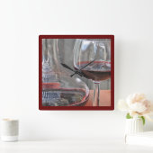 Horloge Carrée Heure du vin (Maison)