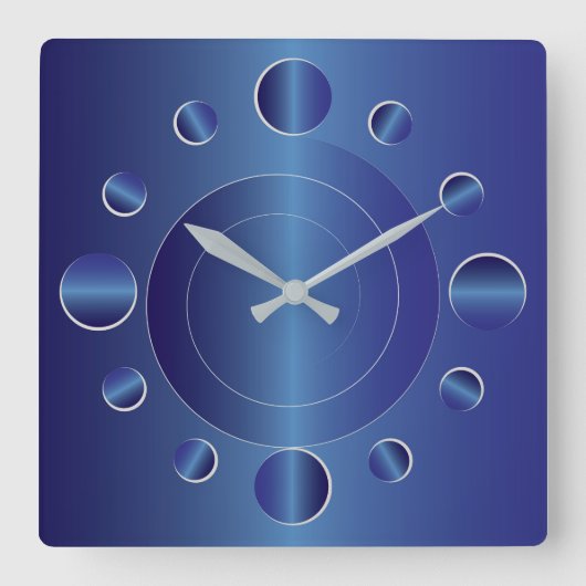 Horloge Carrée Heures de saphir (Recto)