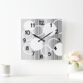 Horloge Carrée Hexagone de Lined (Maison)