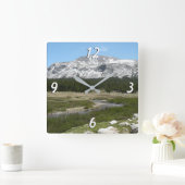 Horloge Carrée High Country Mountain Stream I (Maison)