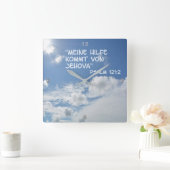 Horloge Carrée Hilfe von Jehova. (Maison)