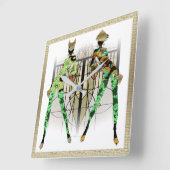 Horloge Carrée Histoire culturelle (Angle)